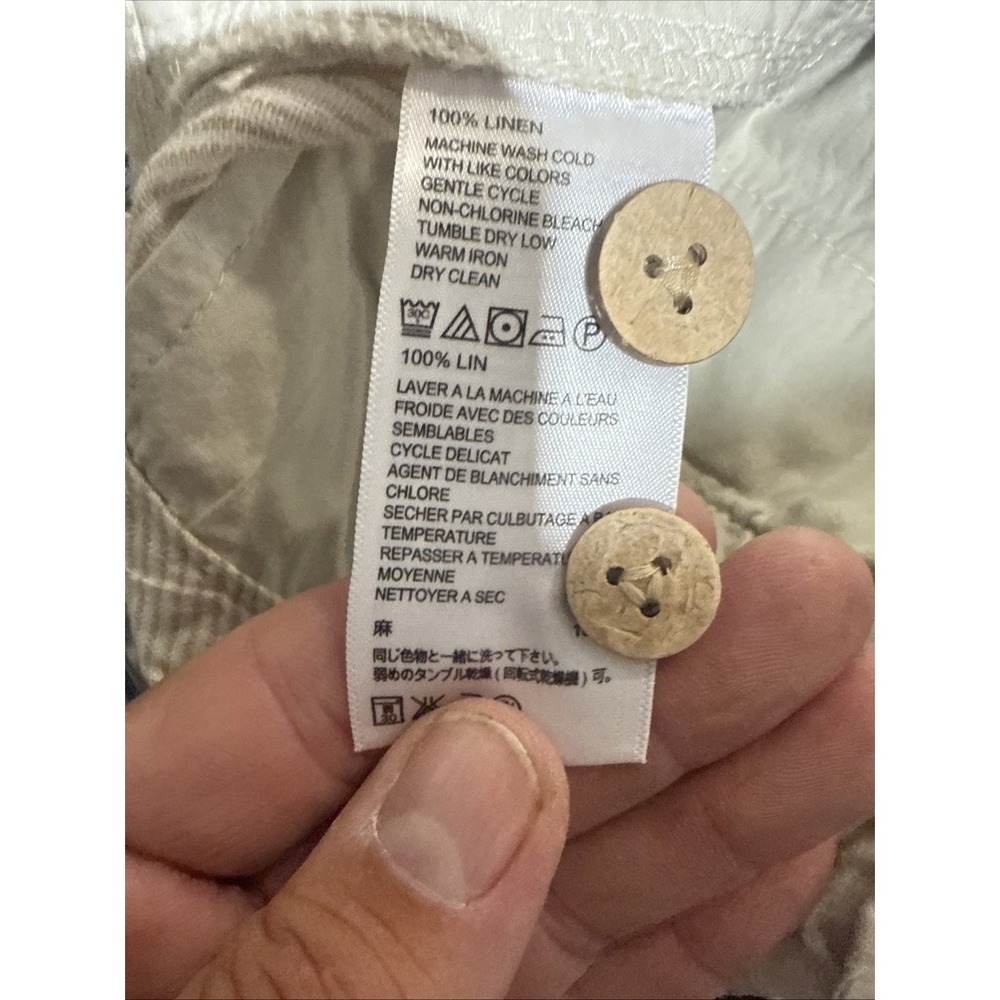 NWT Tommy‎ Bahama Relax 100%Linen Line of the Times Shorts Size 36 Rope Color - Picture 8 of 8